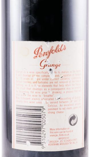 1995 Penfolds Grange Syrah Barossa Valley tinto