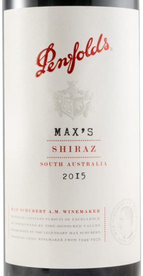 2015 Penfolds Max's Shiraz Barossa Valley red