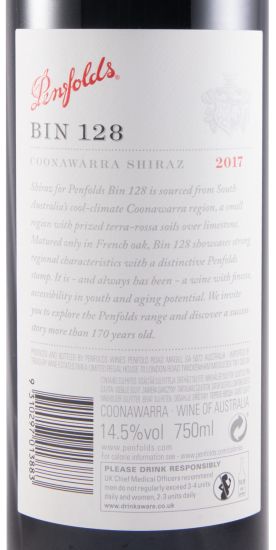2017 Penfolds Bin 128 Shiraz Coonawarra red