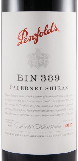 2017 Penfolds Bin 389 Cabernet Sauvignon & Shiraz Barossa Valley tinto