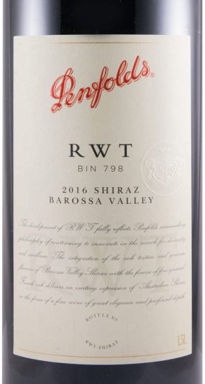 2016 Penfolds RWT Bin 798 Barossa Valley red 1.5L