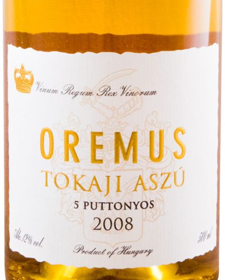 2008 Tokaji Oremus Aszú 5 Puttonyos white 50cl