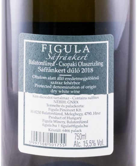 2018 Figula Sáfránkert branco