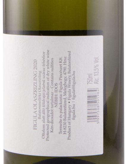2020 Figula Olaszrizling white
