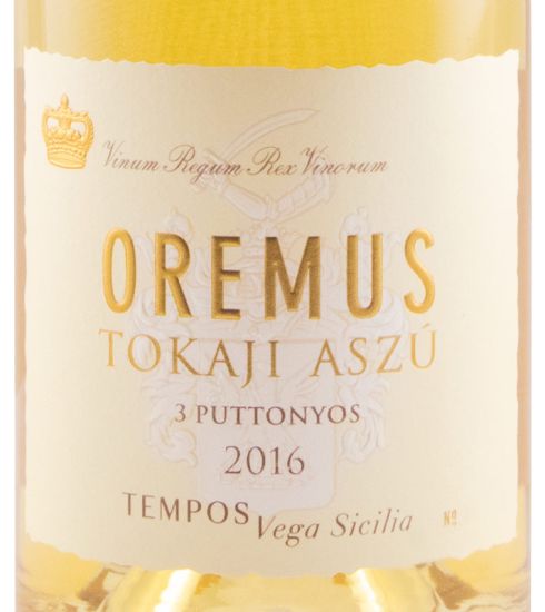 2016 Tokaji Oremus Aszú 3 Puttonyos branco 50cl