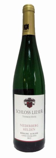 2012 Niederberg Helden Riesling Auslese Goldkapsel Schloss Lieser branco