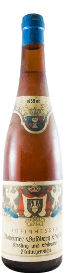 1959 Eduard Buhbe Söhne Alsheimer Goldberg Riesling & Silvaner Spätlese branco