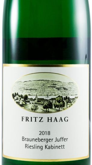 2018 Fritz Haag Brauneberger Juffer Kabinett Riesling branco