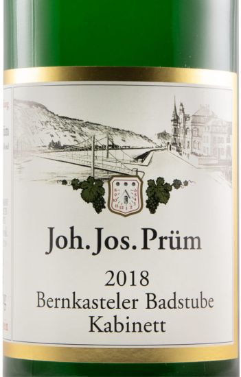 2018 Joh. Jos. Prüm Bernkasteler Kabinett Badstube Riesling branco