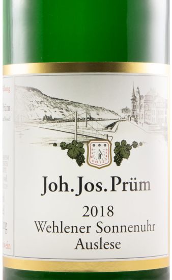 2018 Joh. Jos. Prüm Wehlener Auslese Sonnenuhr branco