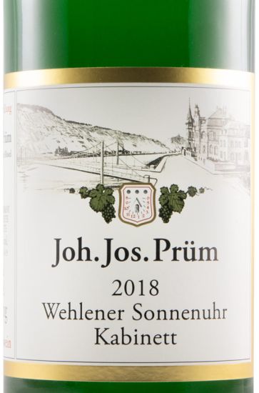 2018 Joh. Jos. Prüm Wehlener Kabinett Sonnenuhr branco