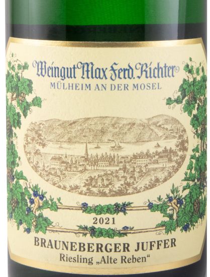 2021 Max Ferd. Richter Brauneberger Juffer Riesling Alte Reben Trocken white (damaged label)
