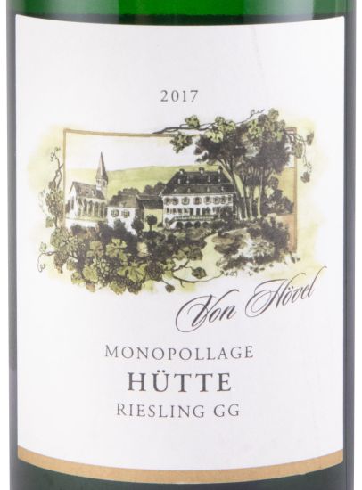 2017 Von Hövel Monopollage Riesling Hütte Oberemmel GG branco