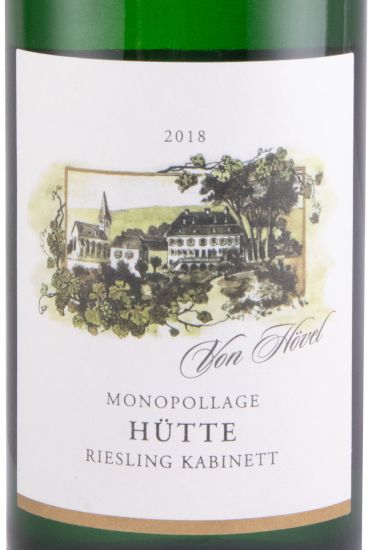 2018 Von Hövel Hütte Riesling Kabinett branco
