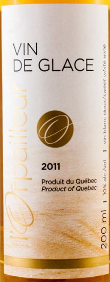 2011 Ice Wine L'Orpailleur Canadá 20cl