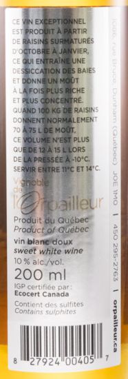 2016 L'Orpailleur Icewine white 20cl