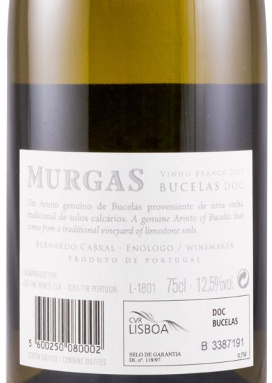 2017 Murgas white