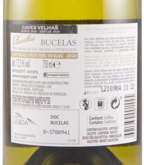 2020 Caves Velhas Bucellas Arinto branco