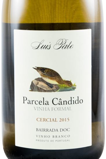2015 Luis Pato Parcela Cândido Vinha Formal Cercial white