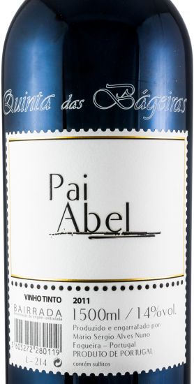 2011 Quinta das Bágeiras Pai Abel red 1.5L