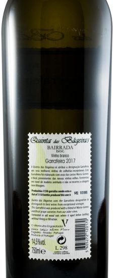 2017 Quinta das Bágeiras Garrafeira white