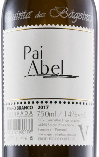 2017 Quinta das Bágeiras Pai Abel branco