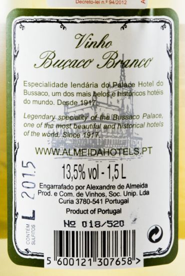 2015 Buçaco Reservado white 1.5L