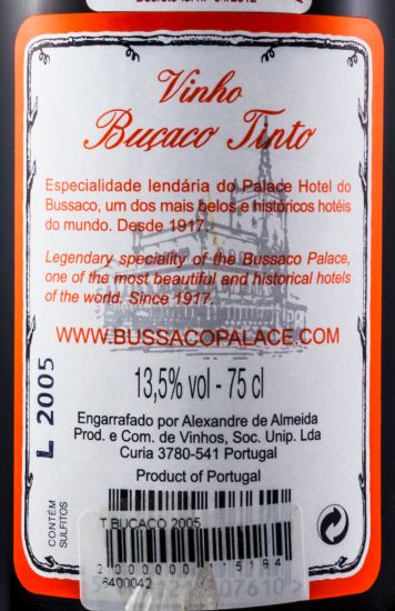 2005 Buçaco Reservado red