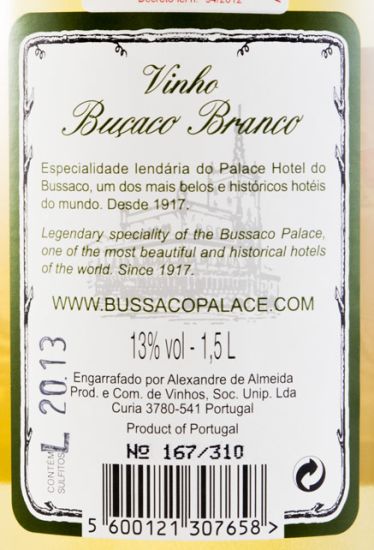 2013 Buçaco Reservado white 1.5L