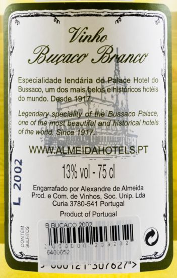 2002 Buçaco Reservado branco