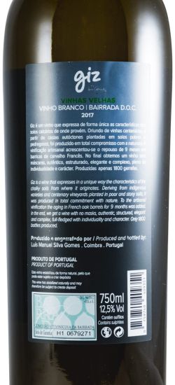 2017 Giz by Luís Gomes Vinhas Velhas white