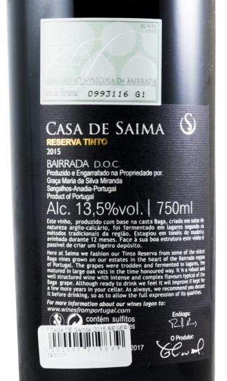 2015 Casa de Saima Reserva red