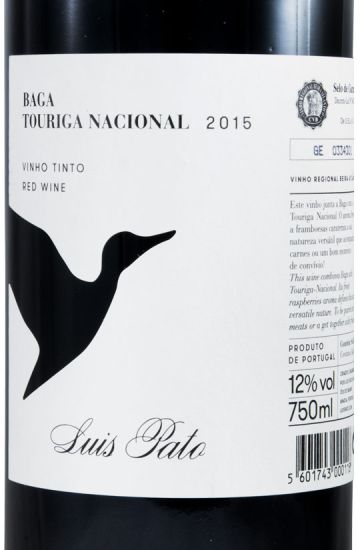 2015 Luís Pato Baga & Touriga Nacional red