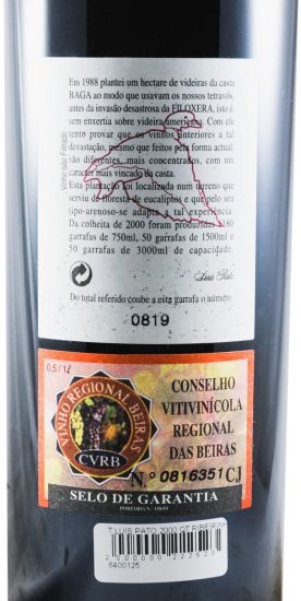 2000 Luís Pato Quinta do Ribeirinho Pé Franco tinto