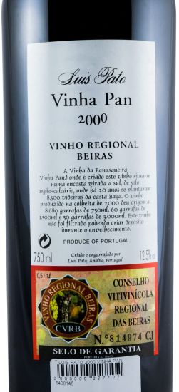 2000 Luís Pato Vinha Pan tinto