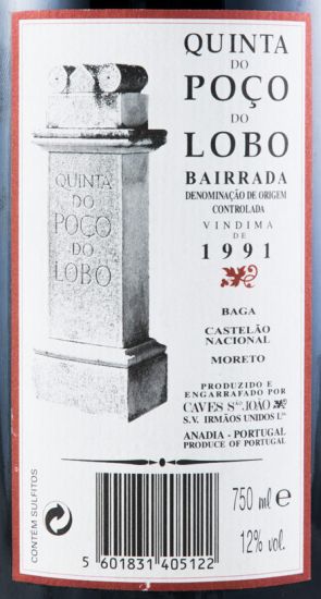 1991 Quinta do Poço do Lobo red