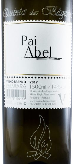 2017 Quinta das Bágeiras Pai Abel branco 1,5L