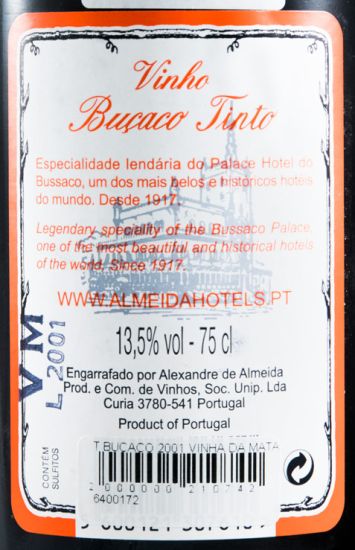 2001 Buçaco Vinha da Mata tinto