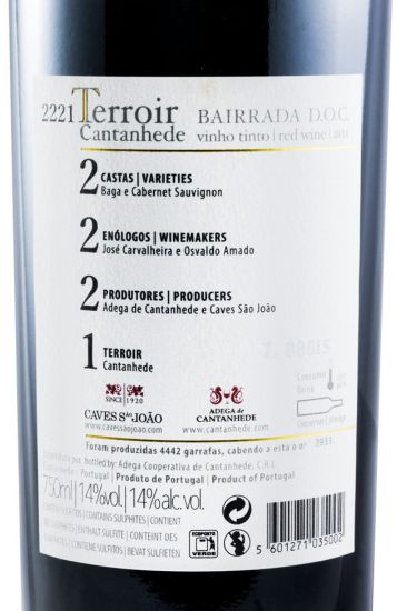 2011 Cantanhede 2221 Terroir red