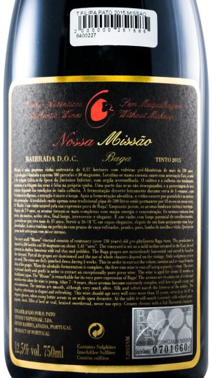 2015 Filipa Pato Missão tinto