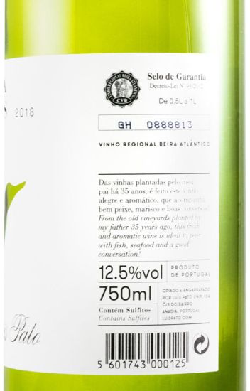 2018 Luis Pato Maria Gomes branco