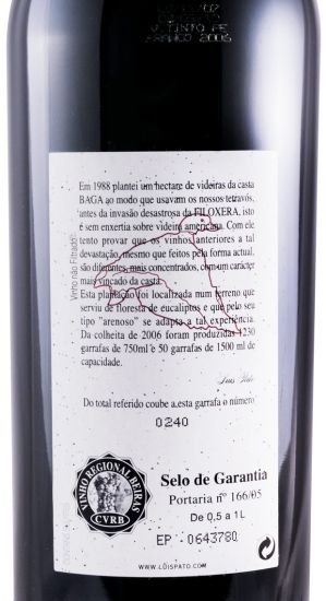 2006 Luís Pato Quinta do Ribeirinho Pé Franco tinto