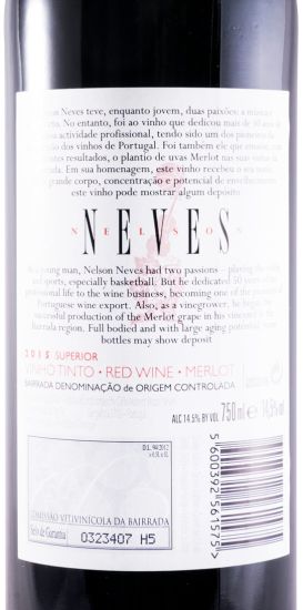 2015 Nelson Neves Merlot tinto