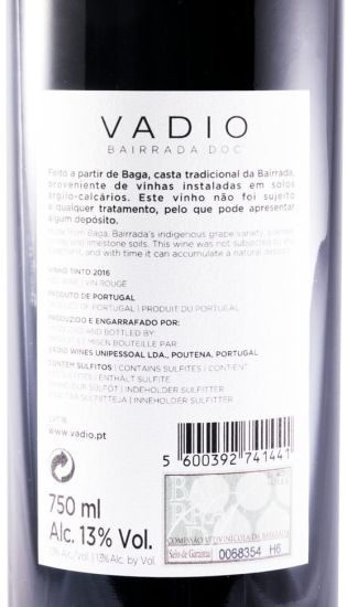 2016 Vadio Baga tinto