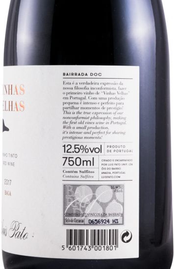 2017 Luís Pato Vinhas Velhas tinto