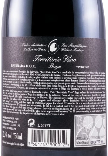 2017 Filipa Pato Território Vivo Reserva Especial tinto