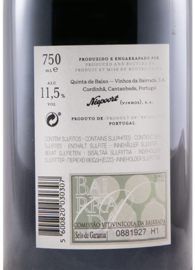 2016 Niepoort Quinta de Baixo Poeirinho Baga tinto