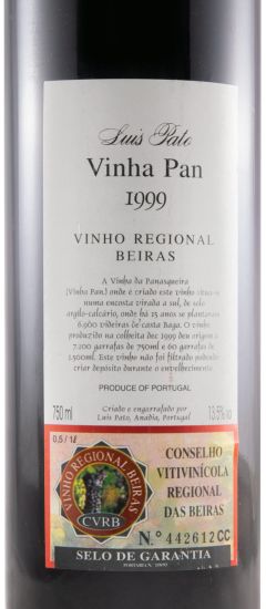 1999 Luís Pato Vinha Pan tinto