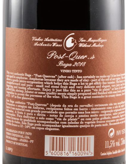 2018 Filipa Pato Post-Quercus Baga tinto
