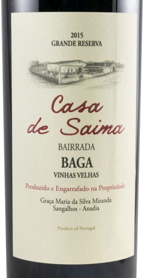 2015 Casa de Saima Grande Reserva red